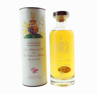 The English Whisky Royal Marriage 2011 Bottling – whisky bottle