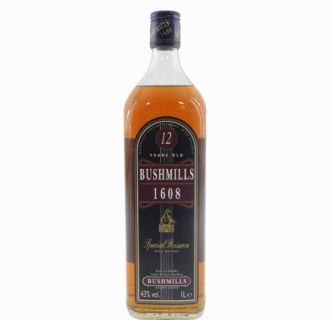 Bushmills - 12 Years Old - 1608 Special Reserve – whisky bottle