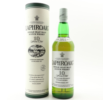 Laphroaig 10 Years Old (2000s Edition) Friends Of Laphroaig 10th Anniversary – whisky bottle
