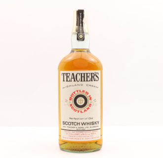 Teacher's Highland Cream 33 1/3 Fl Oz (1970s Edition) – whisky bottle