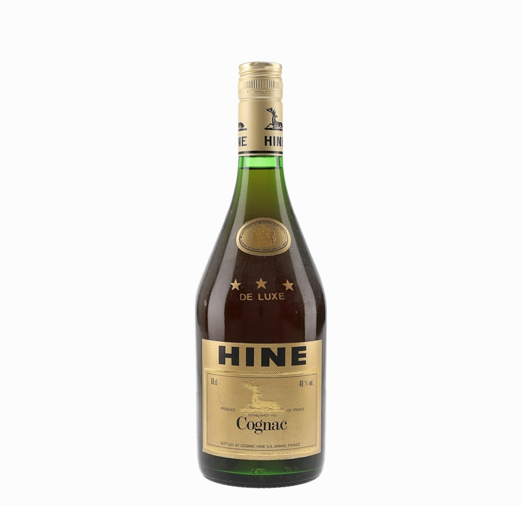 Hine 3 Star De Luxe Bottled 1980s 68cl 40% Cognac