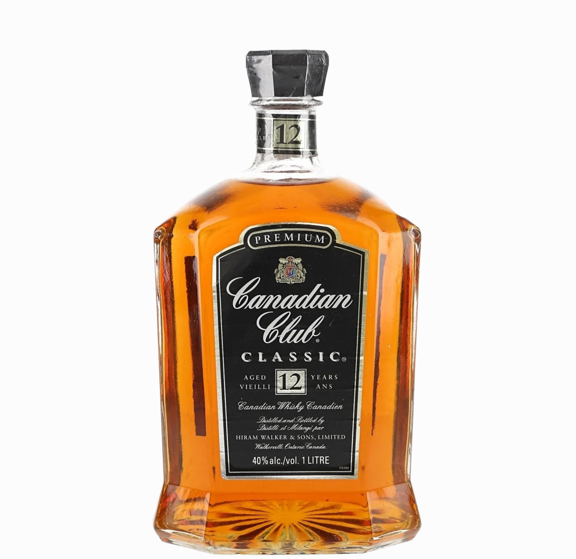 Canadian Club Classic 12 Year Old Premium 1ltr 100cl 40% Canada Whisky