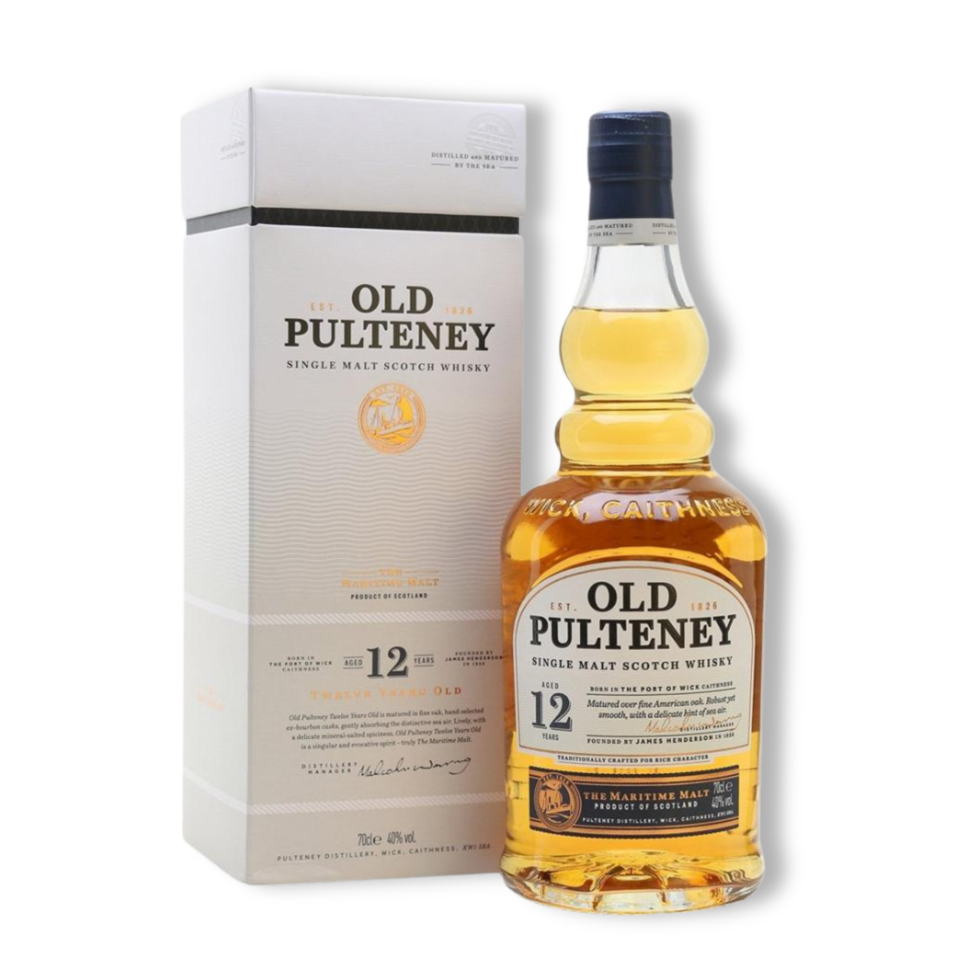 Old Pulteney 12 Year Old “The Maritime Malt” 70cl 40% Highlands Scotland Whisky