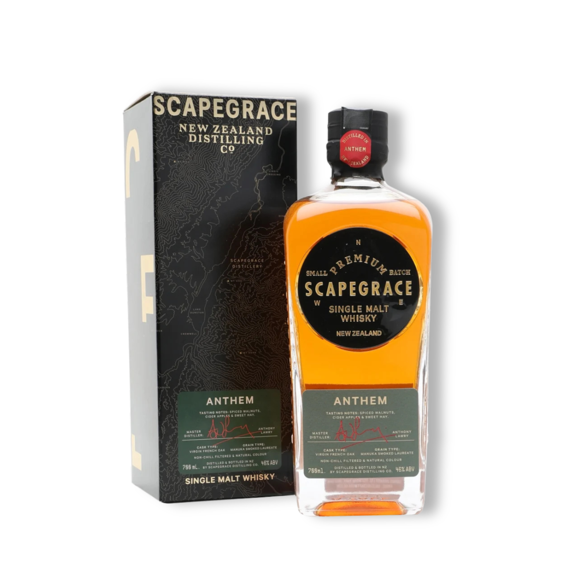 Scapegrace Anthem Single Malt (New Zealand) 70cl 46% New Zealand Whisky