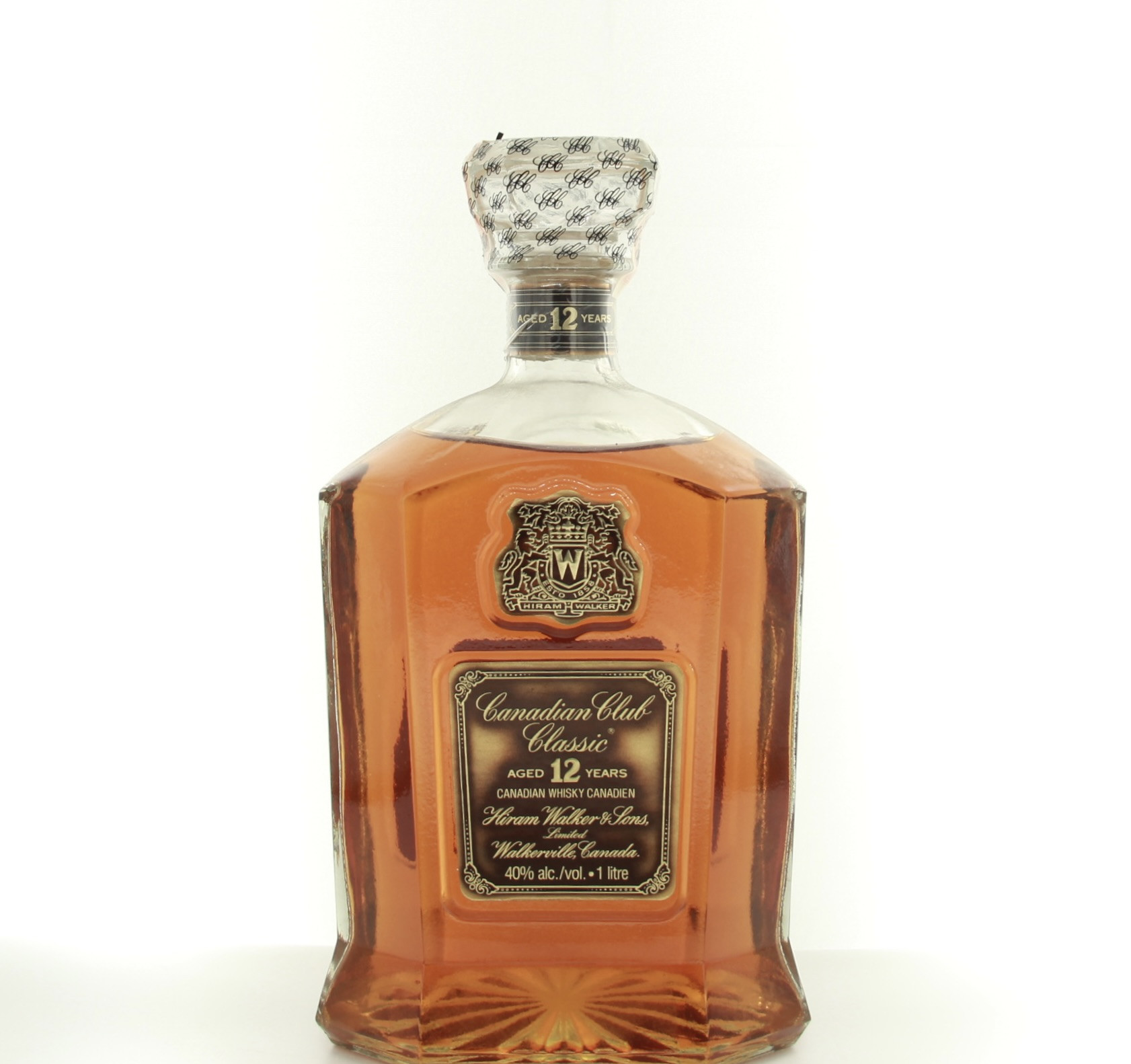 Canadian Club Classic 12 Year Old 1980 1lt 100cl 40% Canada Whisky 