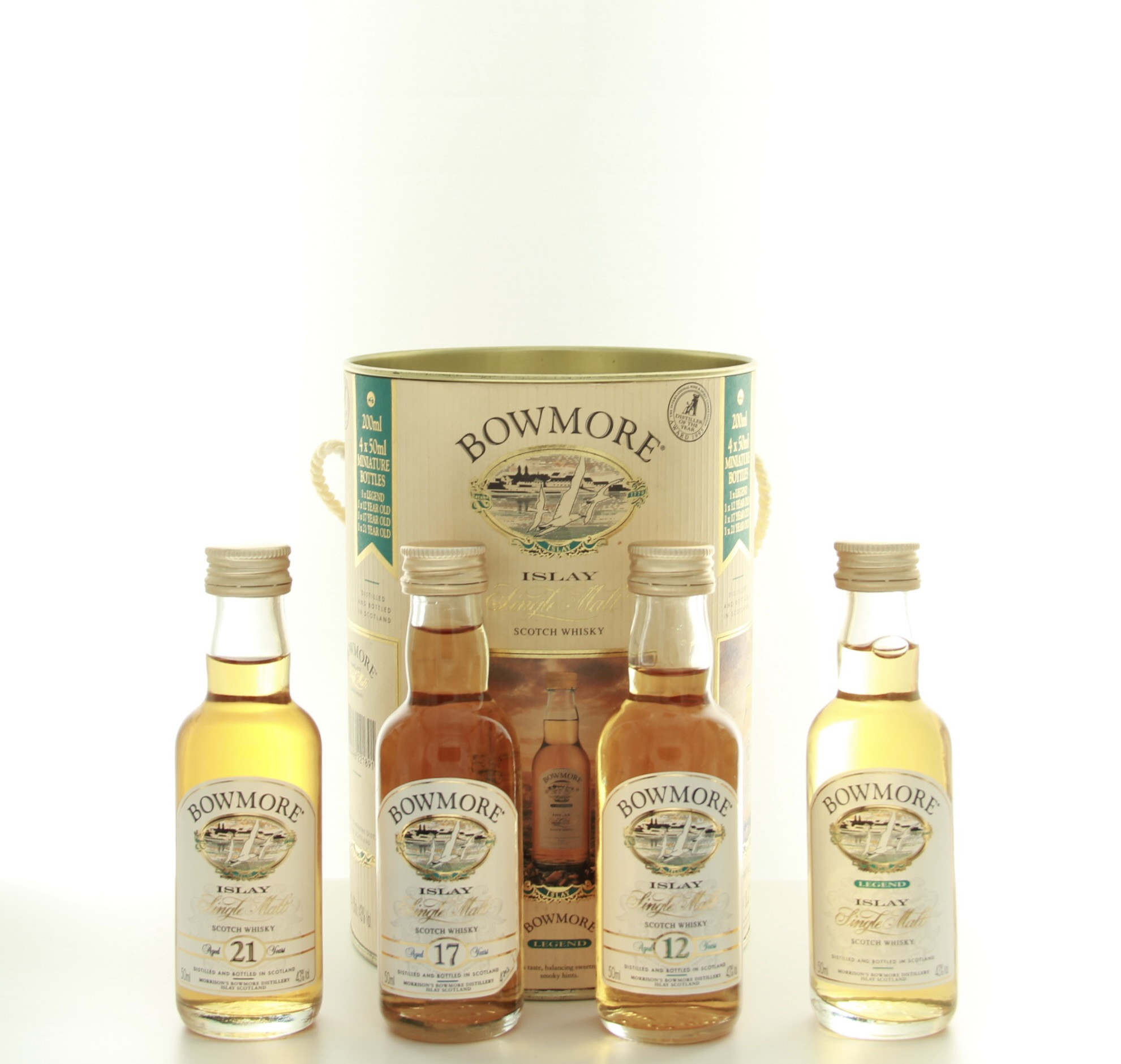 Bowmore Miniature Collection 20cl 5cl 43% Islay Scotland Whisky 