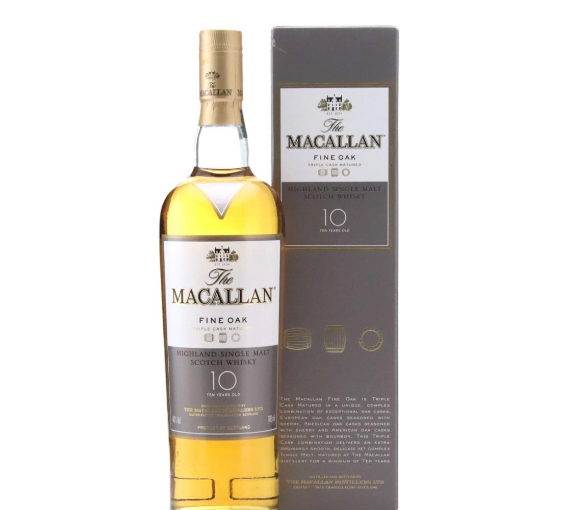 Macallan Fine Oak 10 Year Old 70cl 40% Whisky