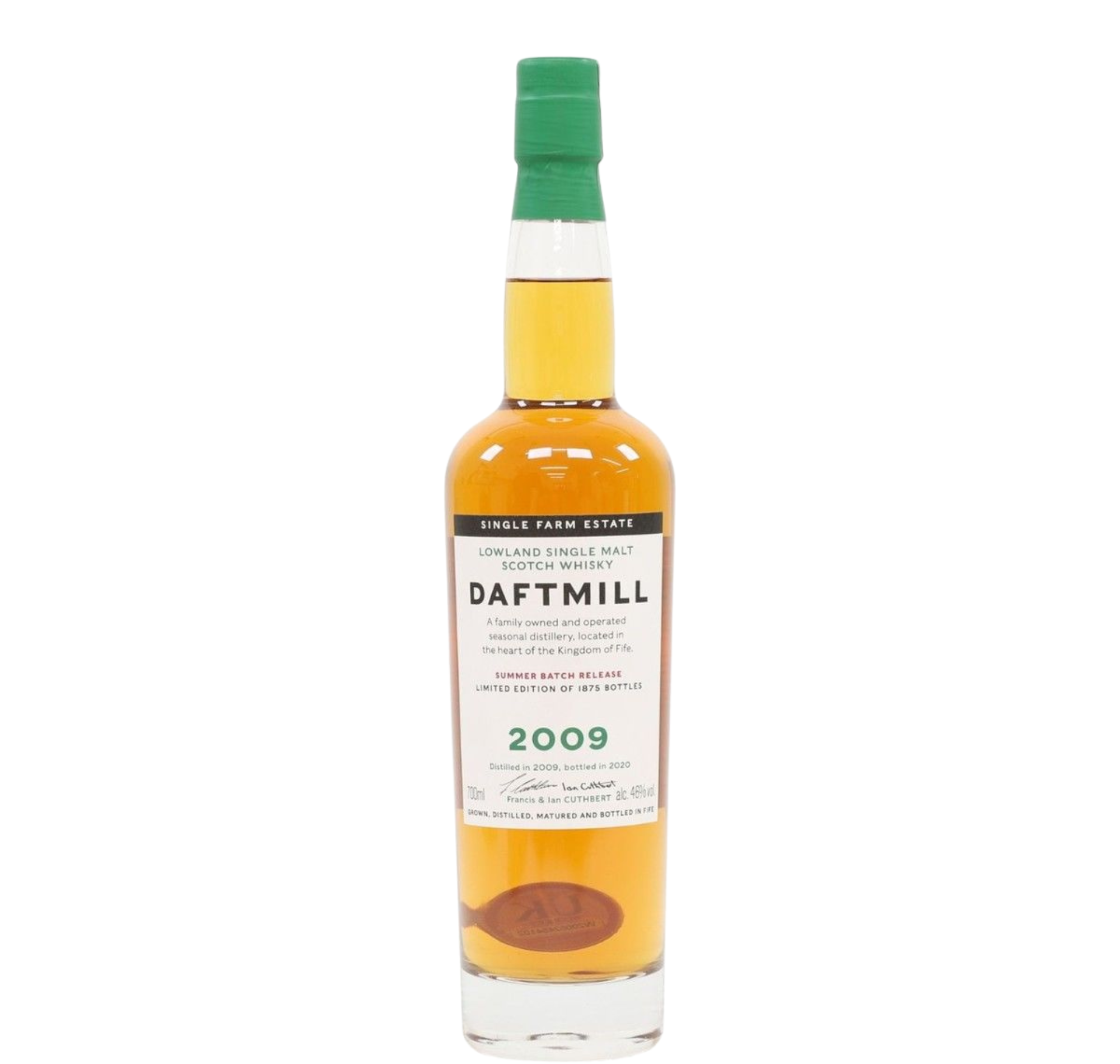 Daftmill 2009 Summer Batch Release 70cl 46% Lowlands Scotland Whisky 