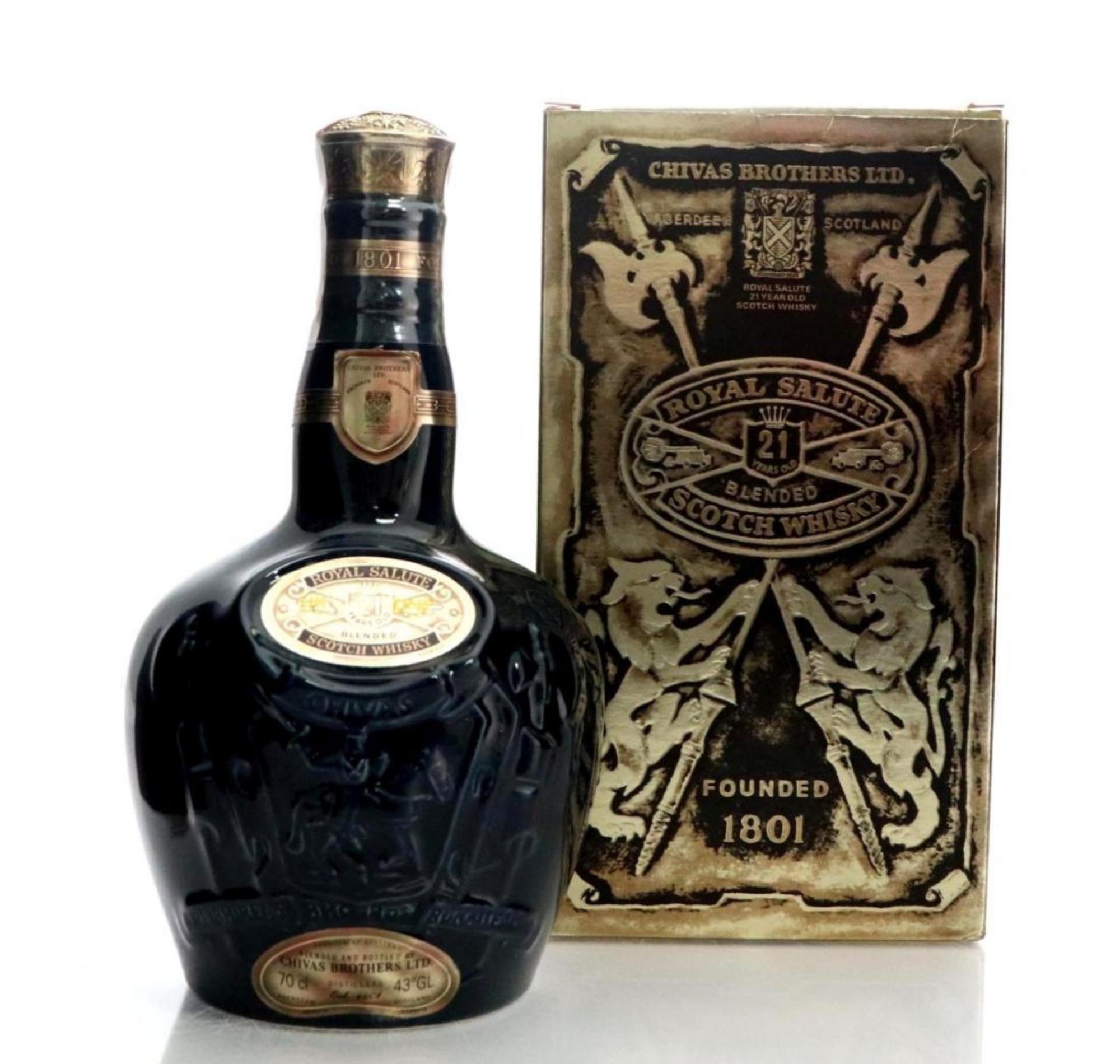 Chivas Royal Salute 21 Year Old Sapphire Flagon 70cl 43% Scotland Whisky