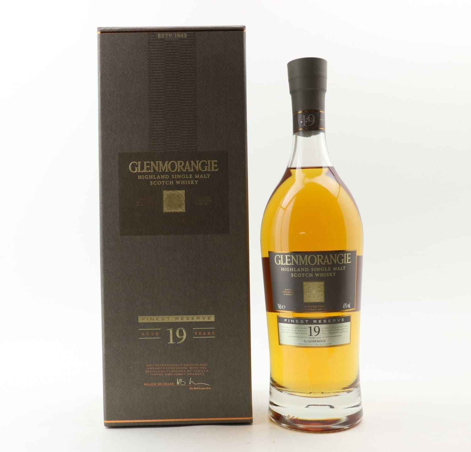 Glenmorangie 19 Year Old Finest Reserve 70cl 43% Whisky