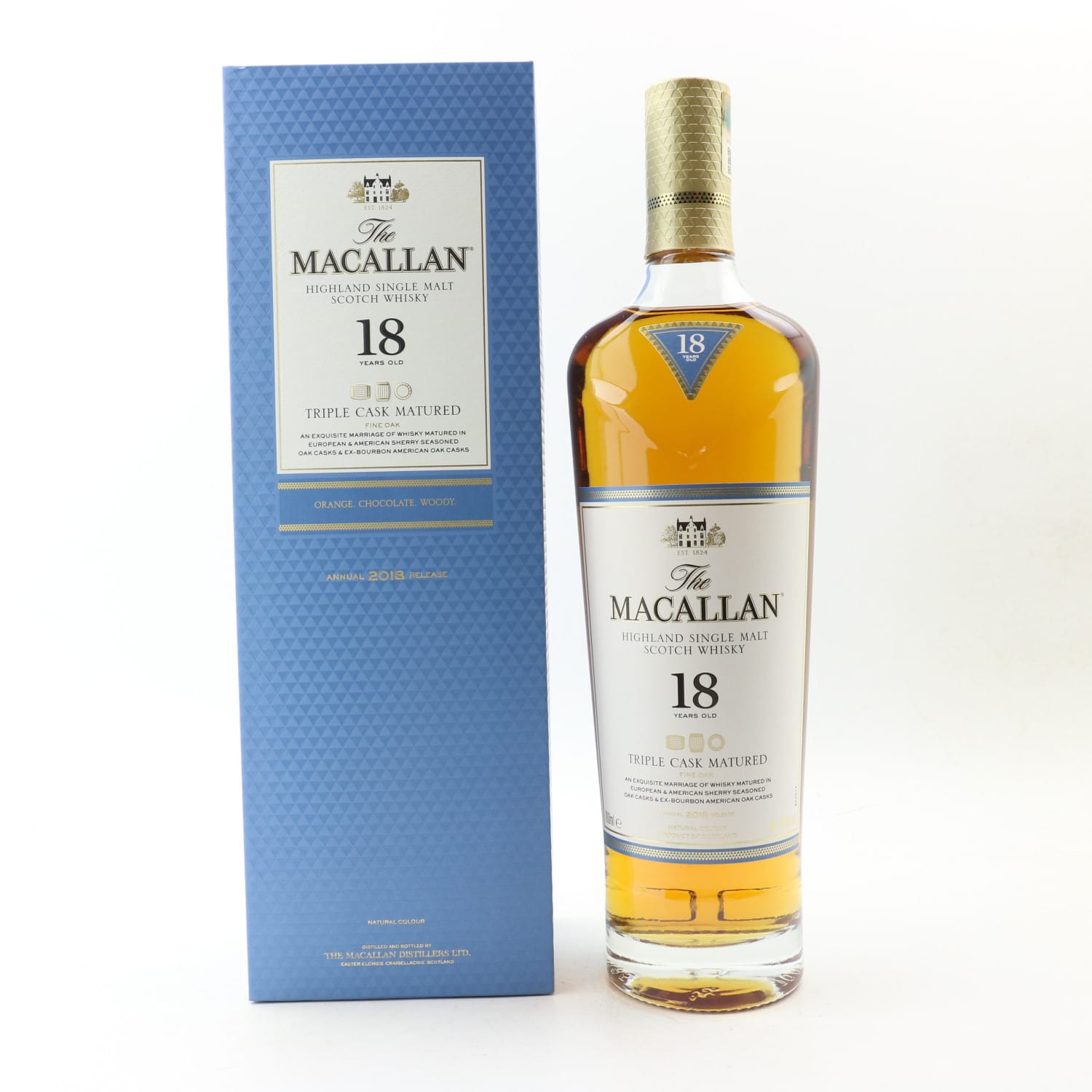 Macallan 18 Year Old Fine Oak Triple Cask 2018 Release 70cl 43.00% Scotland Speyside Whisky