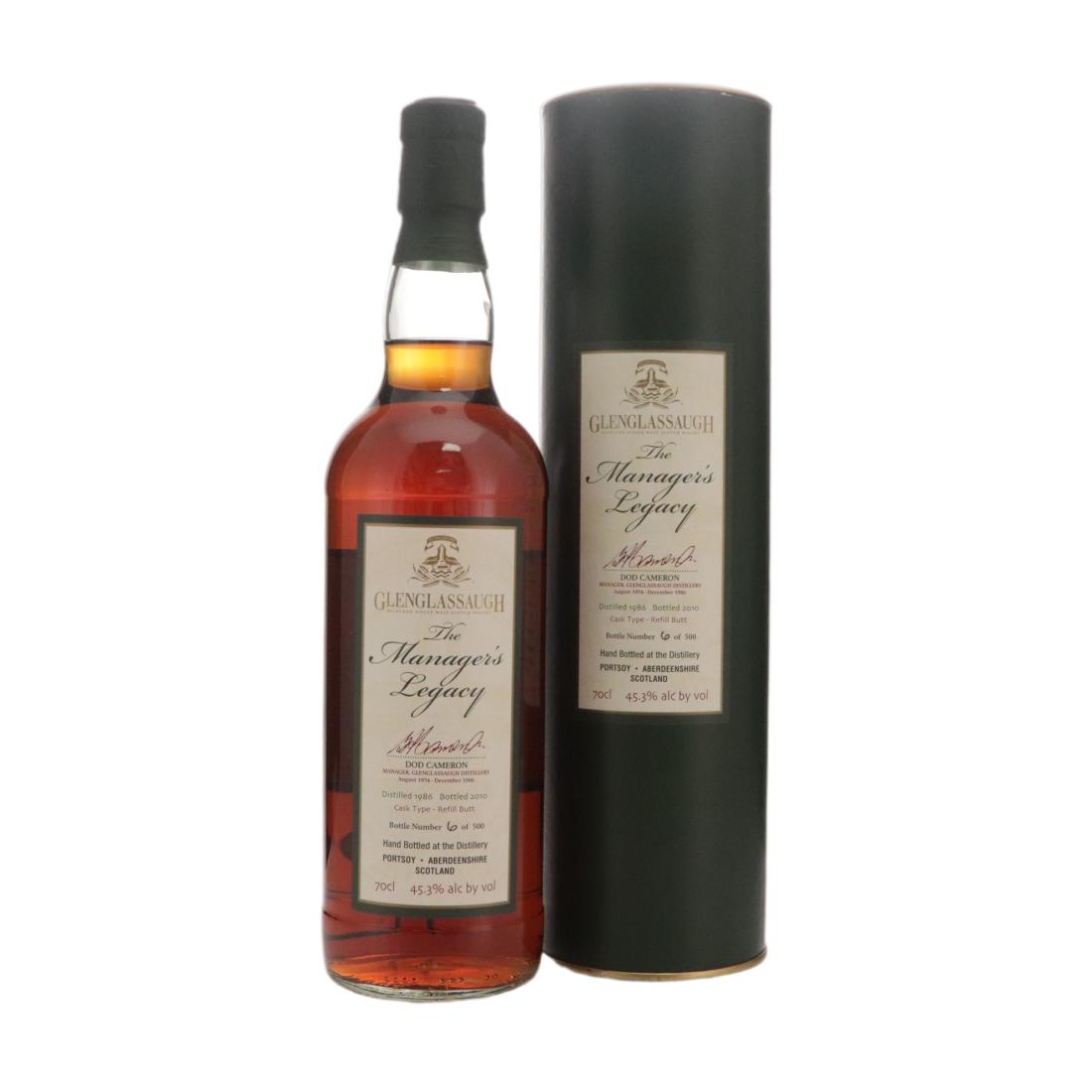 Glenglassaugh 1986 Manager’s Legacy – Dod Cameron 70cl 45.30% Scotland Whisky 