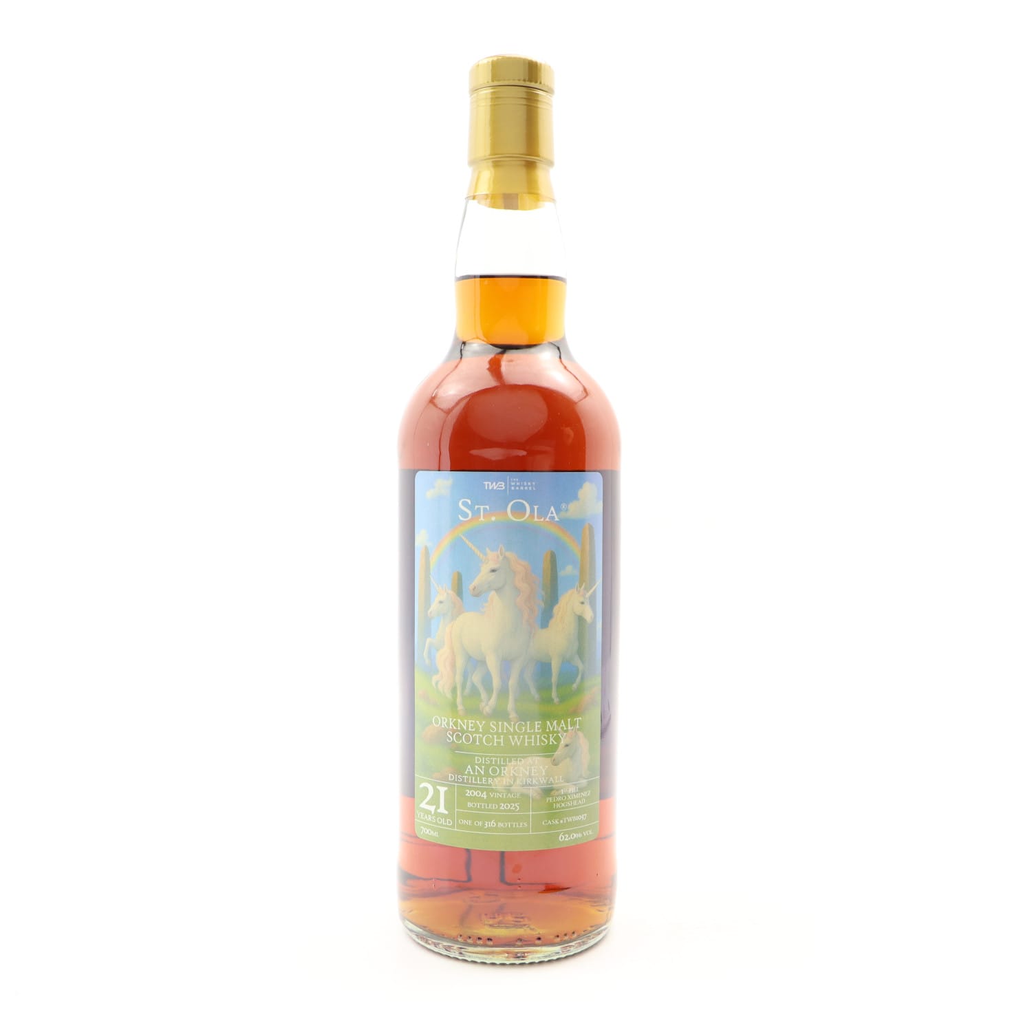 St Ola Orkney 2004 21 Year Old The Whisky Barrel 70cl 62% Whisky