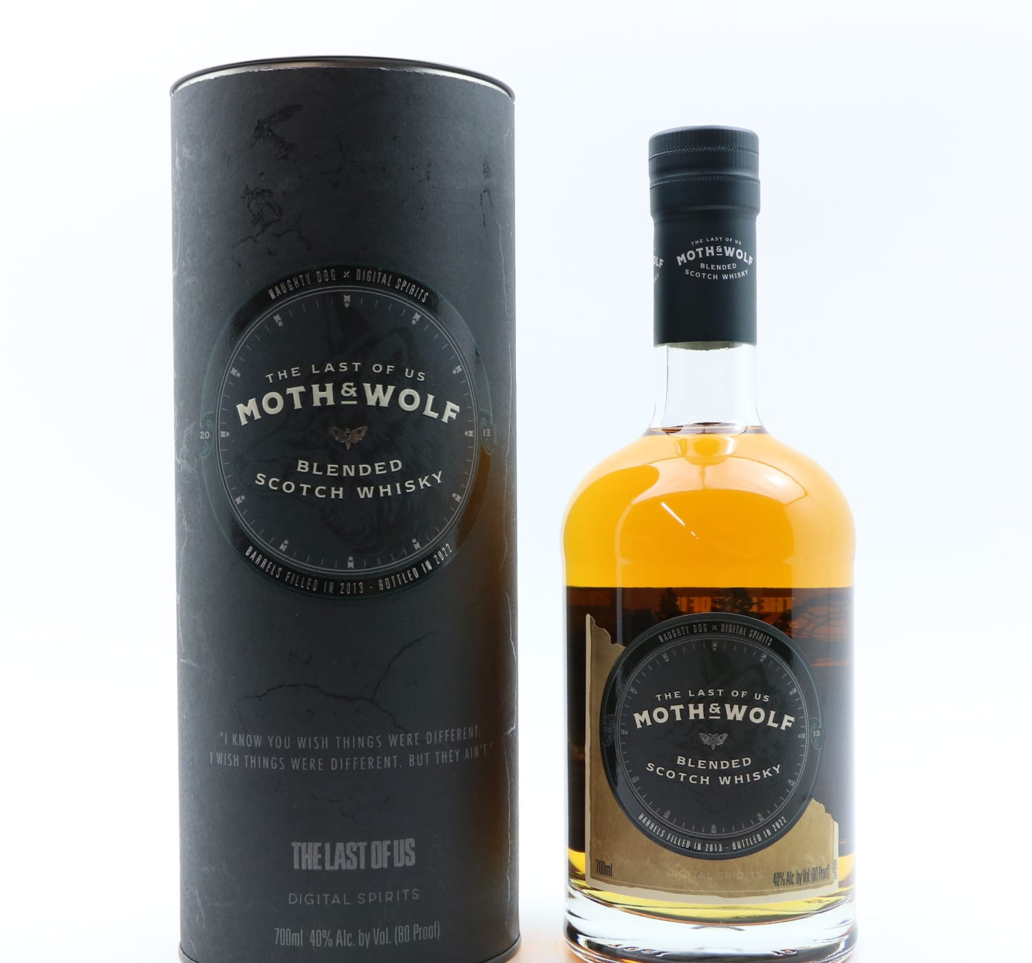 The Last Of Us Moth & Wolf Blended Malt Naughty Dog X Digital Spirits 70cl 40% Whisky