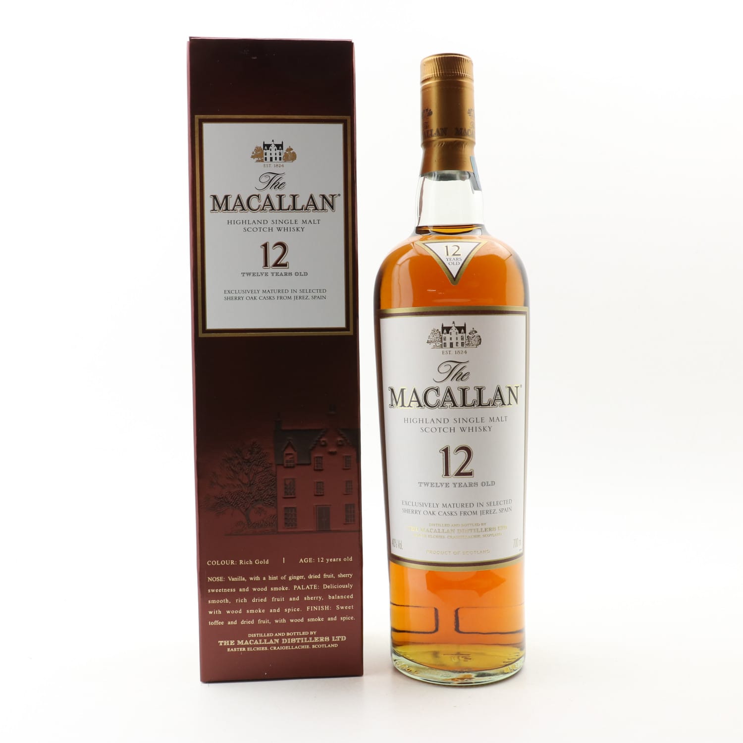 Macallan 12 Year Old 70cl 40% Whisky